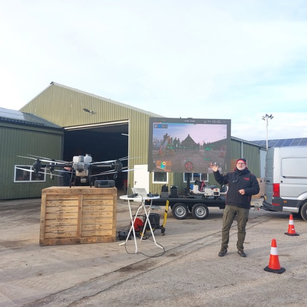DroneLand Mobiel Ledscherm Aanhanger (6m2)